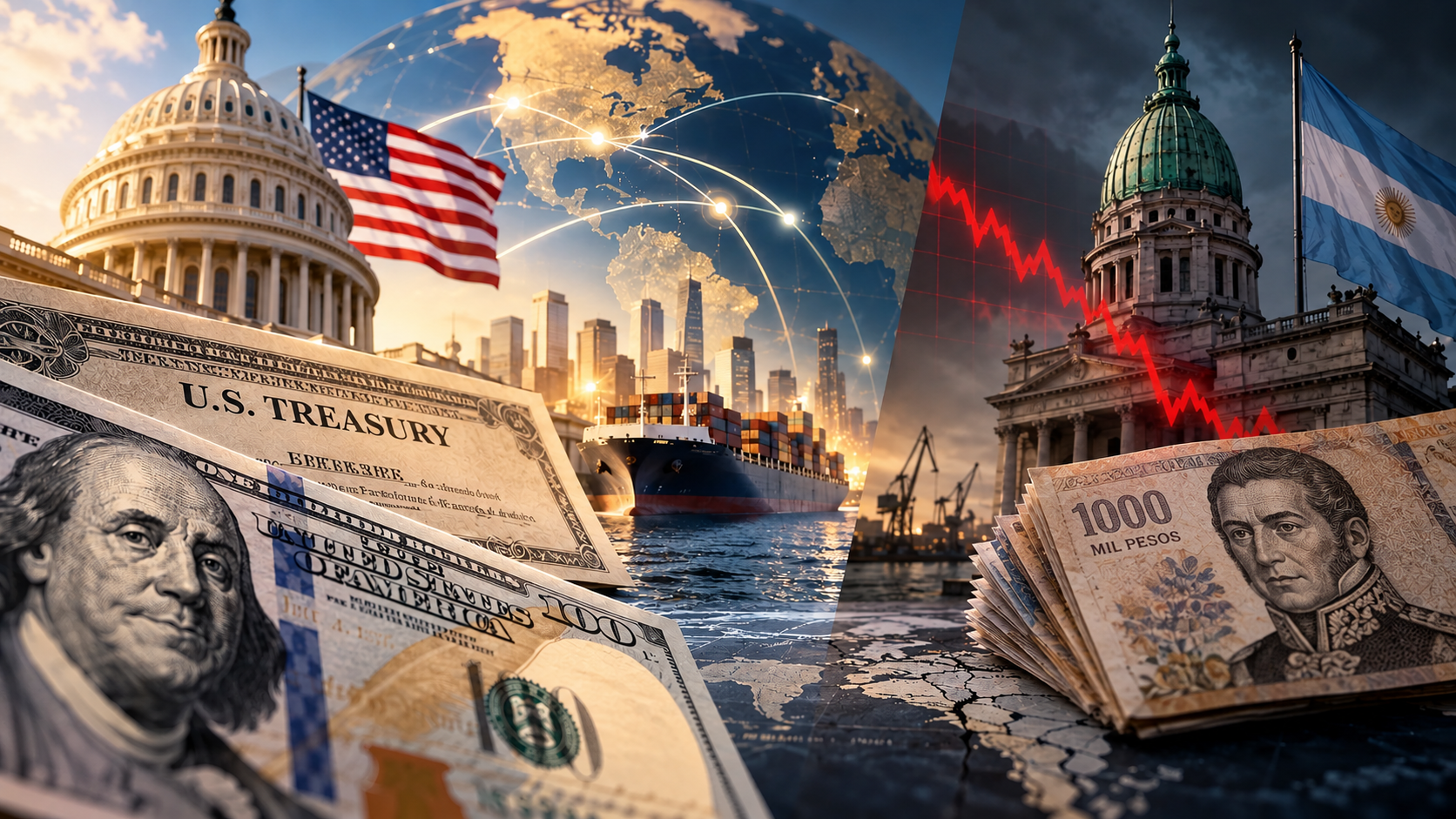 ¿Por qué Estados Unidos puede vivir con déficits externos que quebrarían a la Argentina?